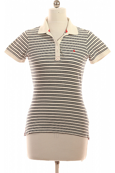 Musto Dámské tričko polo pruhované s krátkým rukávem bavlněné Velikost EU 10 | Musto | obrázek 2