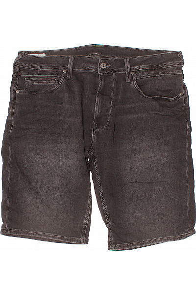 Pepe Jeans Pánské džínové kraťasy volnočasové s kapsami šedé Vel. 38 | Pepe Jeans | obrázek 2
