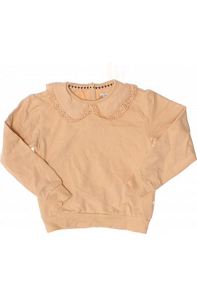 Dirkje Dívčí bavlněná mikina s límečkem béžová Velikost 110 | Dirkje | obrázek 2