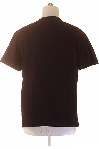 ARMANI Pánské tričko s krátkým rukávem a nápisem basic jednobarevné bavlněné Vel. XXL | ARMANI | obrázek 2