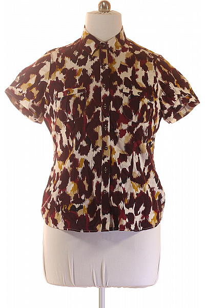 Marks & Spencer Dámská košile s krátkým rukávem vzorovaná barevná ležérní letní Vel. EU L | Marks & Spencer | obrázek 2