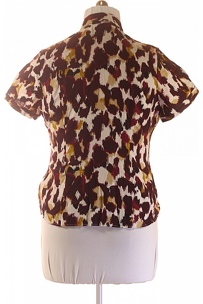 Marks & Spencer Dámská košile s krátkým rukávem vzorovaná barevná ležérní letní Vel. EU L | Marks & Spencer | obrázek 3