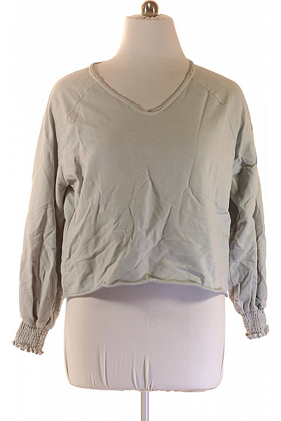 COTTON CANDY Dámská bavlněná halenka s dlouhým rukávem a výstřihem do V crop Vel. EU S | COTTON CANDY | obrázek 2