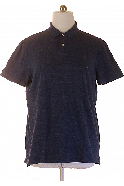 Ralph Lauren Pánské bavlněné polo tričko s krátkým rukávem modré Velikost XXL | Ralph Lauren | obrázek 2