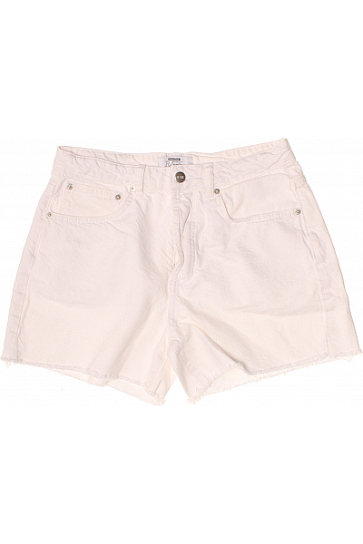 Dámské bavlněné kraťasy s vysokým pasem volnočasové krátké s kapsami Velikost 40 | Unimoda | obrázek 2