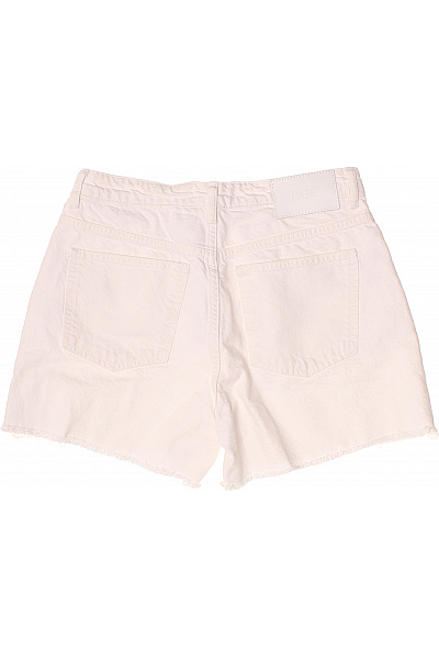 Dámské bavlněné kraťasy s vysokým pasem volnočasové krátké s kapsami Velikost 40 | Unimoda | obrázek 3