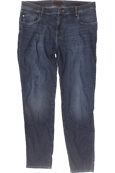 Bugatti Pánské Džíny Modré Rovné Strečové Vel. XL