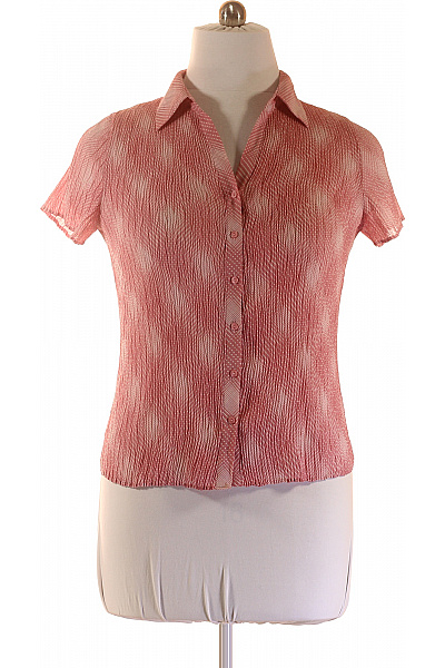 Marks & Spencer dámská košile krátký rukáv vzorovaná červená letní Velikost EU L | Marks & Spencer | obrázek 2