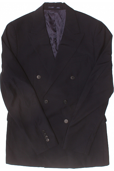 DOUGLAS HAYWARD Pánské vlněné společenské oblekové kalhoty černé Velikost 50 | DOUGLAS HAYWARD | obrázek 2