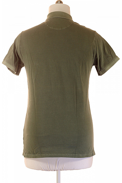 GANT Pánské bavlněné polo tričko s krátkým rukávem khaki jednobarevné basic Velikost EU M | GANT | obrázek 3