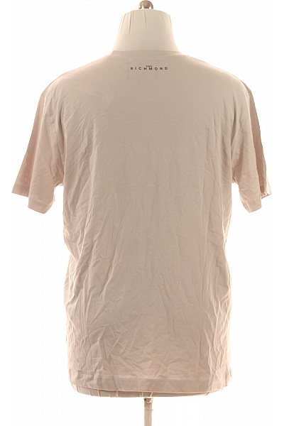 richmond Pánské tričko s krátkým rukávem a potiskem béžové Vel. 3XL | richmond | obrázek 2