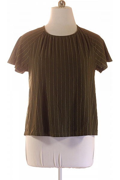 Marks & Spencer Dámské tričko krátký rukáv pruhované zelené Velikost EU 42 | Marks & Spencer | obrázek 2