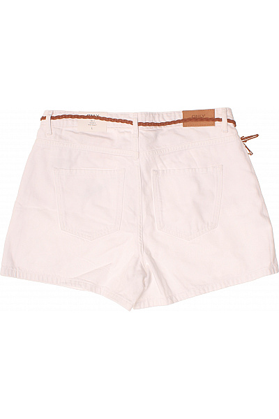 ONLY kraťasy s páskem volnočasové krátké bílé bavlněné Velikost L | ONLY | obrázek 2