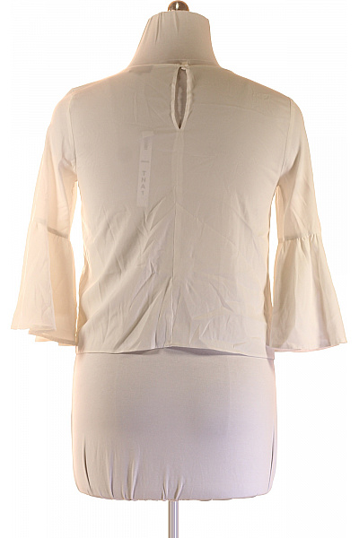 Topshop Bílá halenka s dlouhým zvonovým rukávem Velikost EU 40 | Topshop | obrázek 3