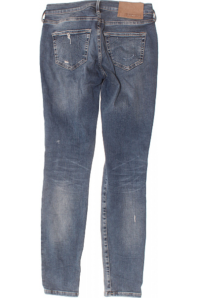True Religion Dámské modré strečové džíny s dírami Vel. EU 25 | True Religion | obrázek 2
