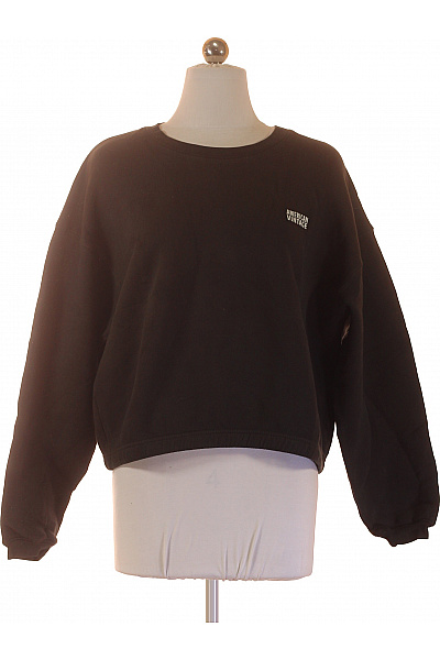 American Vintage dámská černá mikina s dlouhým rukávem vintage crewneck bavlna Velikost S | American Vintage | obrázek 2