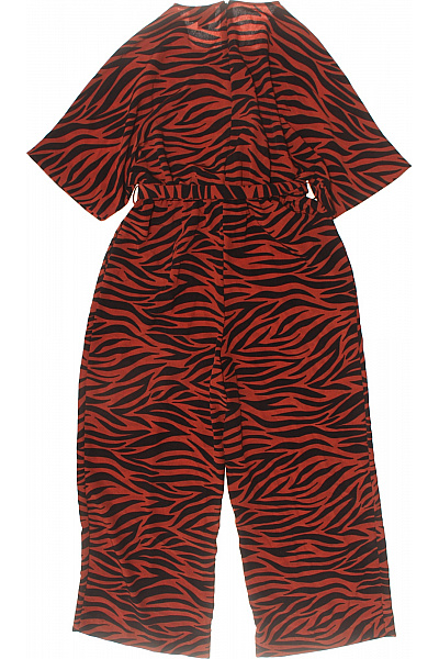 Monki dámský červený overal krátký rukáv zebra Vel. EU M | Monki | obrázek 3