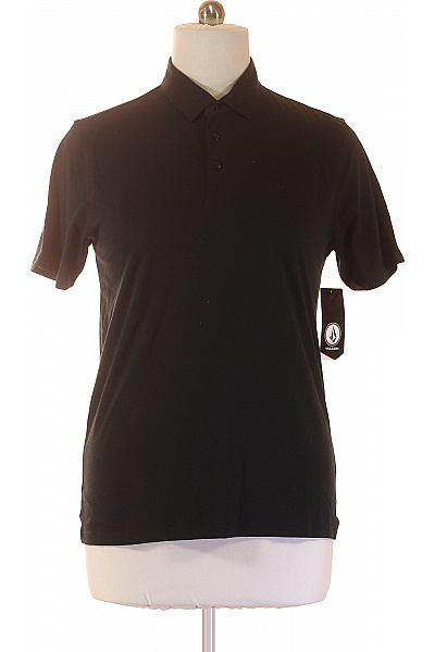 VOLCOM Pánské bavlněné tričko polo s krátkým rukávem černé Velikost m | VOLCOM | obrázek 2