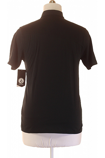 VOLCOM Pánské bavlněné tričko polo s krátkým rukávem černé Velikost m | VOLCOM | obrázek 3
