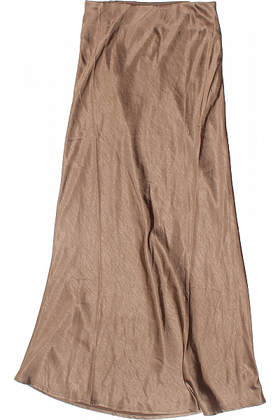 VILA Dámská hnědá splývavá maxi sukně polyesterová Velikost EU 34 | VILA | obrázek 2