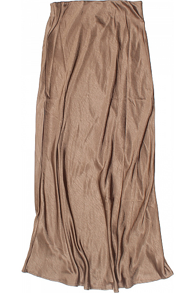 VILA Dámská hnědá splývavá maxi sukně polyesterová Velikost EU 34 | VILA | obrázek 3