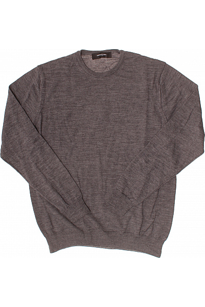 LAWRENCE GREY Pánský vlněný svetr s dlouhým rukávem basic šedý Vel. XXL | LAWRENCE GREY | obrázek 2