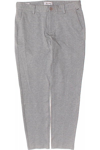 ONLY & SONS Pánské kostkované volnočasové kalhoty rovné šedé Vel. 30/32 | ONLY & SONS | obrázek 2