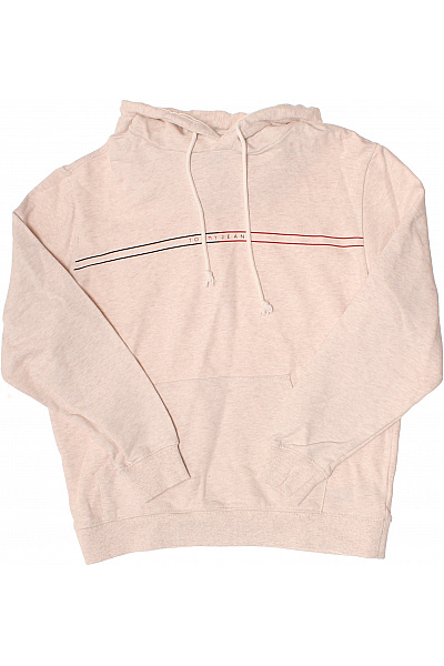 TOMMY HILFIGER růžová mikina s kapucí a potiskem přes hlavu Vel. M | TOMMY HILFIGER | obrázek 2