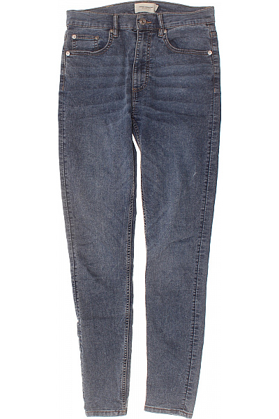 French Connection Dámské Džíny Modré Skinny Vysoký Pas Strečové Velikost S