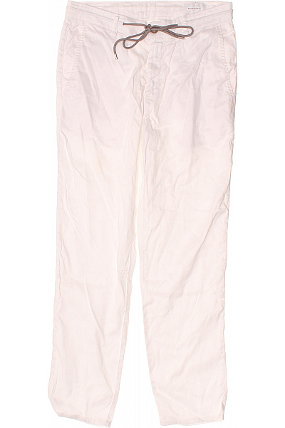 BALDESSARINI Dámské Bílé Volné Kalhoty S Gumou V Pase Velikost M