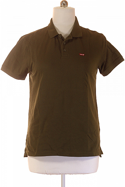 LEVIS Pánské hnědé polo tričko s krátkým rukávem Vel. m | LEVIS | obrázek 2