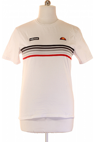 ellesse Pánské bavlněné tričko s krátkým rukávem a pruhovaným vzorem Vel. EU L | ellesse | obrázek 2