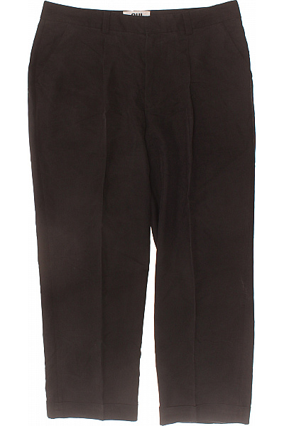 Oui Pánské Hnědé Volnočasové Kalhoty Rovné Velikost 42