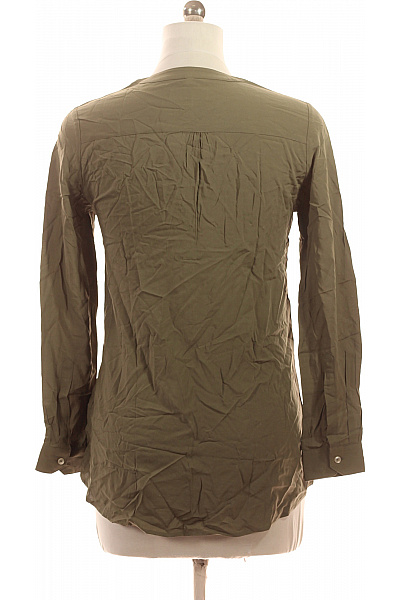 LAWRENCE GREY Zelená halenka s dlouhým rukávem a výstřihem do V Velikost EU 34 | LAWRENCE GREY | obrázek 2