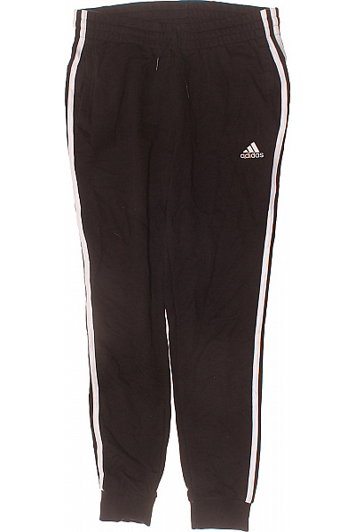 ADIDAS Dámské Tepláky černé Pružný Pas S Lampasem Vel. 34/36