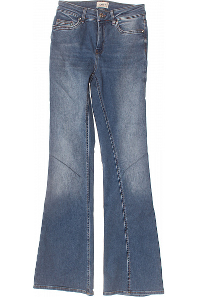 ONLY Dámské Džíny Zvonové Modré Strečové Vel. EU S