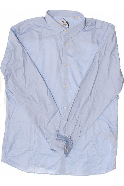 JACK & JONES Pánská košile s dlouhým rukávem business elegantní modrá Velikost xxl | JACK & JONES | obrázek 2