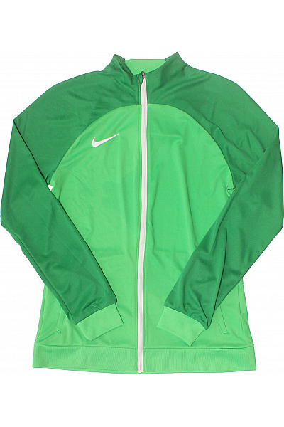 Nike Pánská mikina na zip zelená s dlouhým rukávem Vel. S | Nike | obrázek 2