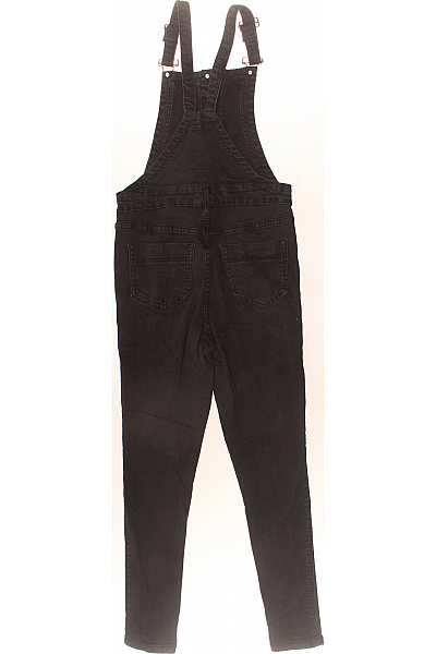 Oasis Dámské černé laclové džíny skinny s laclem na knoflíky Velikost 12 | Oasis | obrázek 2