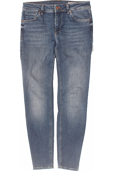 VERO MODA Dámské Džíny Strečové úzké Modré Seprané S Kapsami Vel. 30