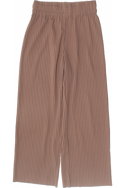 Y.A.S Dámské hnědé plisované široké kalhoty volnočasové Vel. m | Y.A.S | obrázek 2