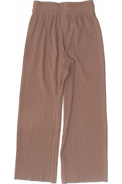 Y.A.S Dámské hnědé plisované široké kalhoty volnočasové Vel. m | Y.A.S | obrázek 3