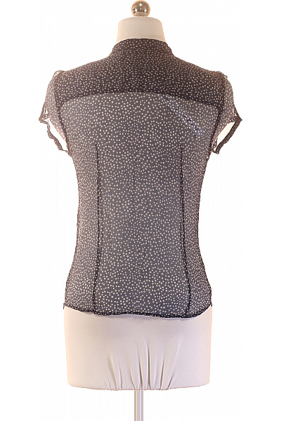 ZARA Dámská halenka s krátkým rukávem a potiskem modrá Vel. EU M | ZARA | obrázek 2