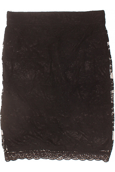 Bik Bok Dámská černá krajková sukně midi elegantní Vel. S | Bik Bok | obrázek 2
