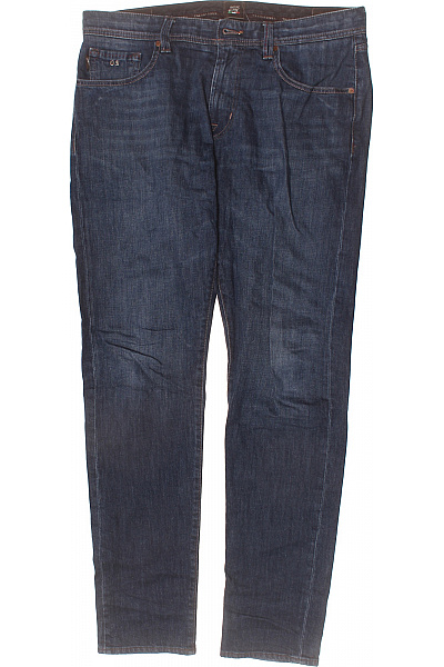 Tramarossa Pánské Džíny Modré Rovné Bavlněné S Kapsami Vel. EU 36