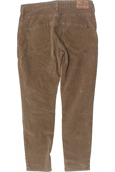 Herrlicher Dámské manšestrové kalhoty volnočasové dlouhé hnědé s kapsami Vel. EU 27 | Herrlicher | obrázek 2