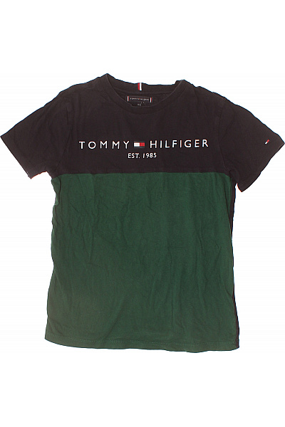 TOMMY HILFIGER Dětské tričko Tommy Hilfiger s krátkým rukávem zelené a černé Vel. 152 | TOMMY HILFIGER | obrázek 2