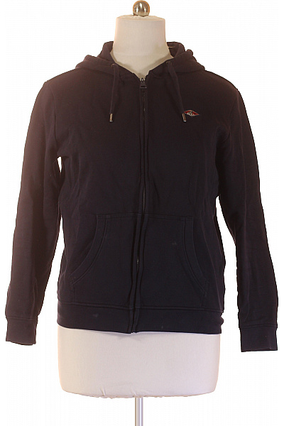 BEAR SURF BOARDS Pánská Mikina S Kapucí Na Zip S Dlouhým Rukávem Jednobarevná Modrá Velikost EU L