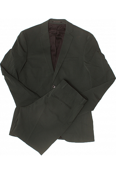 JACK & JONES Pánské Oblečení Komplety Zelené Polyesterové Společenský Oblek Vel. EU 50
