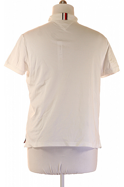 TOMMY HILFIGER Pánské bílé polo tričko s krátkým rukávem Velikost l | TOMMY HILFIGER | obrázek 2